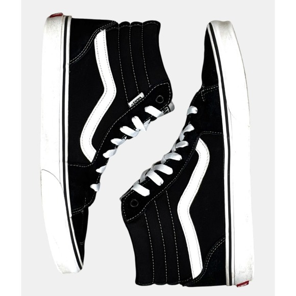 Vans Filmore High Tops Mens Sz 10 Classic Black White Skate Streetwear Urban - Picture 12 of 12
